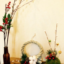 ダイソーだけで簡単お正月飾り♪