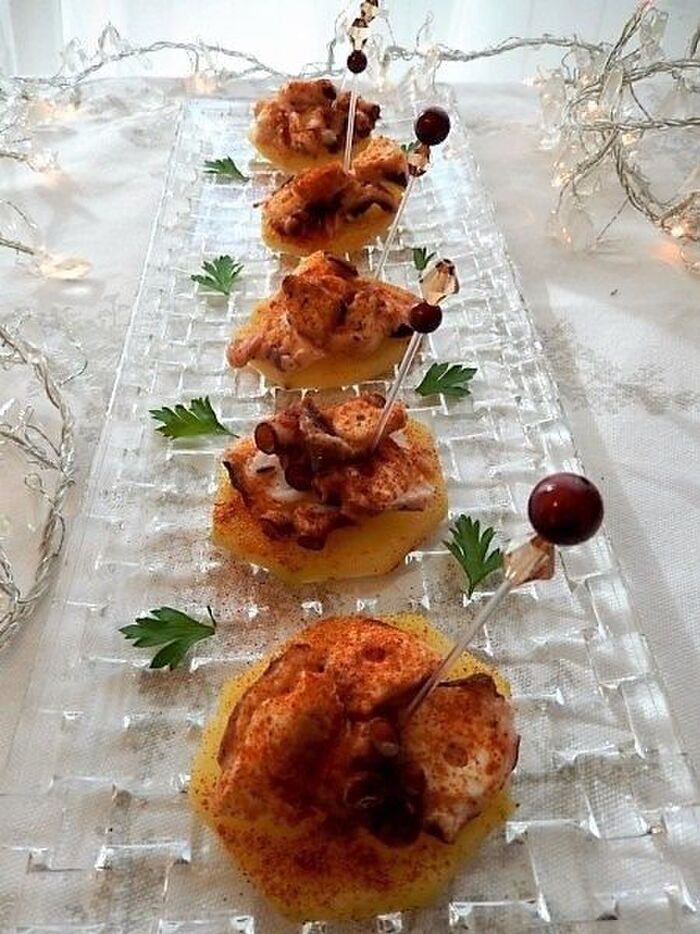 旨味ギッシリ~♪タコのガリシア風