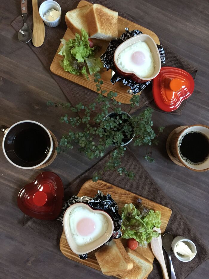 コロッケリメイク!簡単エッグスラットでカフェ風モーニング♪