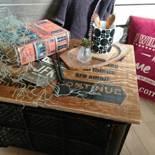 【リメイク】収穫コンテナを男前で便利なボックスにリメイク☆