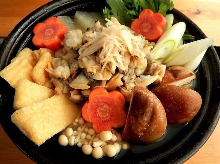 あさりたっぷり深川鍋風♪〆は深川丼に~