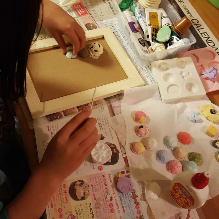 フォトフレームに貼り付け