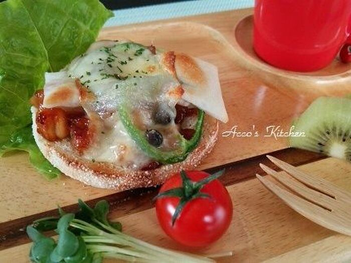 スライス切り餅 de ♡照りチキモッチーズマフィン♡