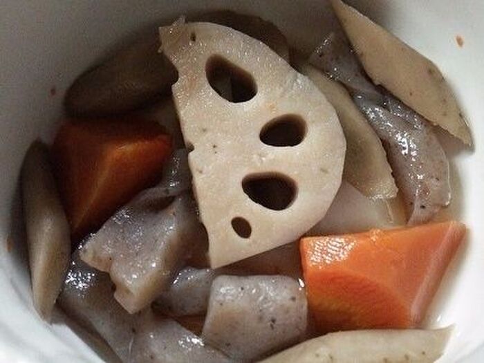 余ったお煮しめ