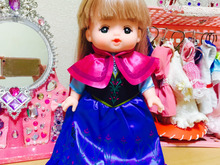 300均のドレス型スマホケースをメルちゃんのドレスに!アナ編