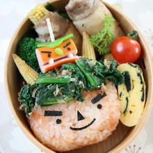 節分キャラ弁の作り方*鬼は外!赤鬼くんの簡単おにぎり