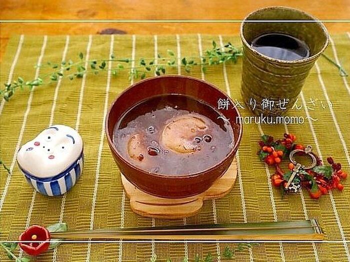 簡単!『ゆであずき』缶で作る御ぜんざい