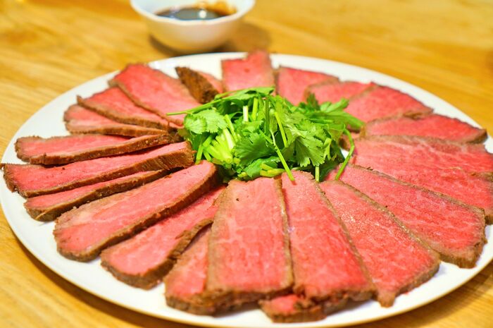 盛り付けとソース