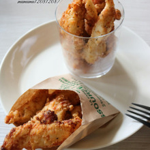 おやつにもおつまみにも♪和風ササミスティックフライ