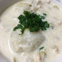 10分で作る蕪の豆乳スープ