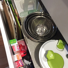 スライドレールを使った引き出しをプラス!使いやすくなったキッチン収納