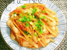 簡単!節約60円♡ちくわとジャガイモの甘辛バター醤油