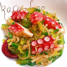 簡単5分♡タコと切干し大根の出汁わさび和え