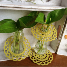 小さなガラスびん♡フェルトオーナメントで 超★簡単アレンジ♡