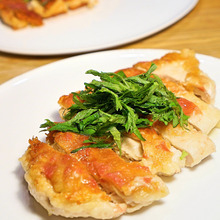 安くて美味しい!むね肉の梅バターステーキのレシピ