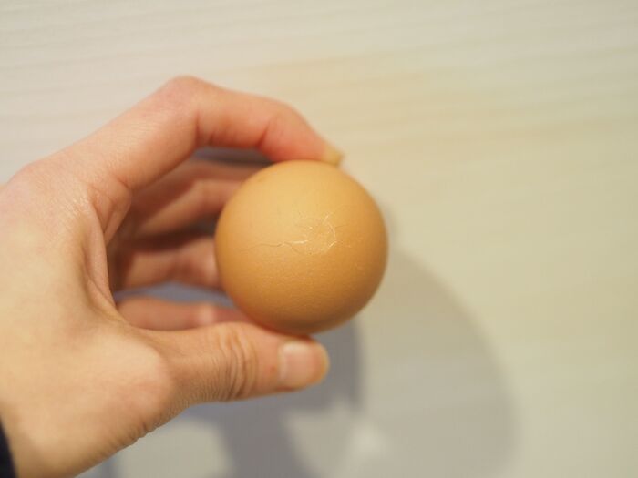 「半熟ゆで卵」の作り方