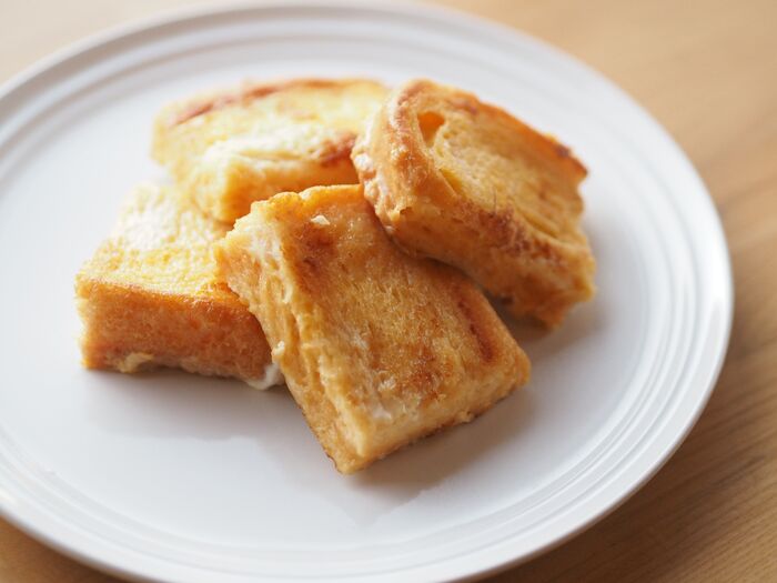 アイス⁈めんつゆ⁈ちょい足しするだけで絶品「フレンチトースト」に変身!【作ってみた】