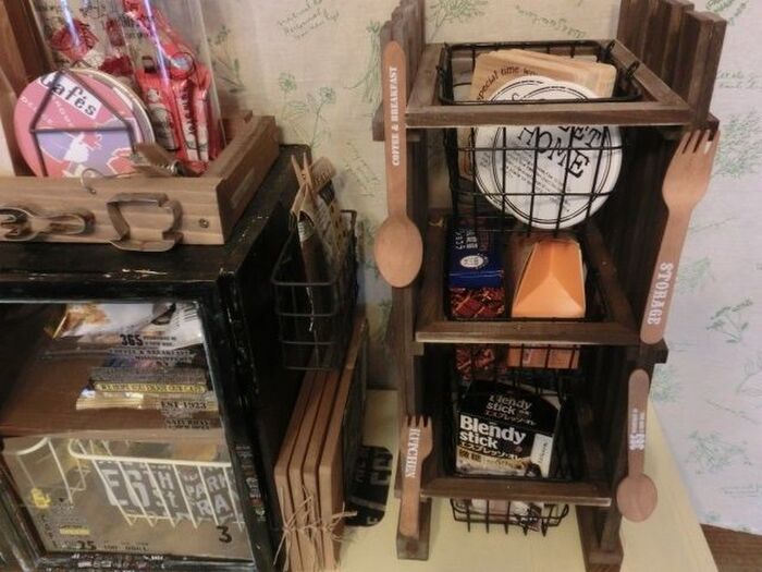 100均すのこDIY!解体不要でプチ収納ラック!