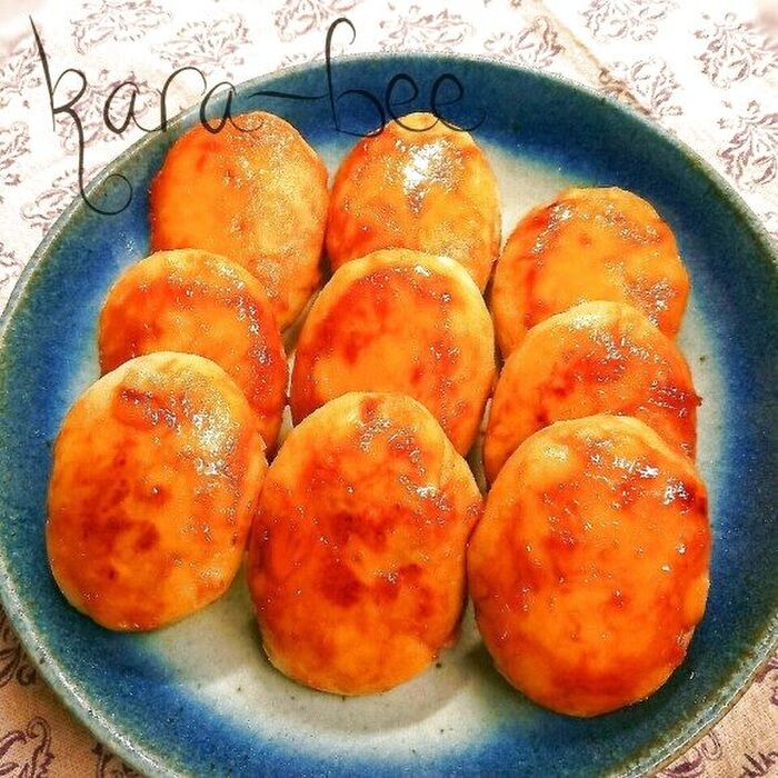 里芋でもっちもち♡照り焼きツナチーズいももち