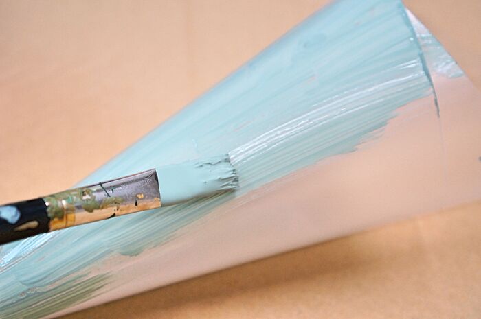 クリアファイル全体をペイントします