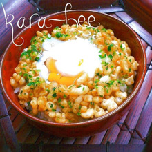 忙しい朝に2分で激ウマ♡ハマる!たぬきたまご丼