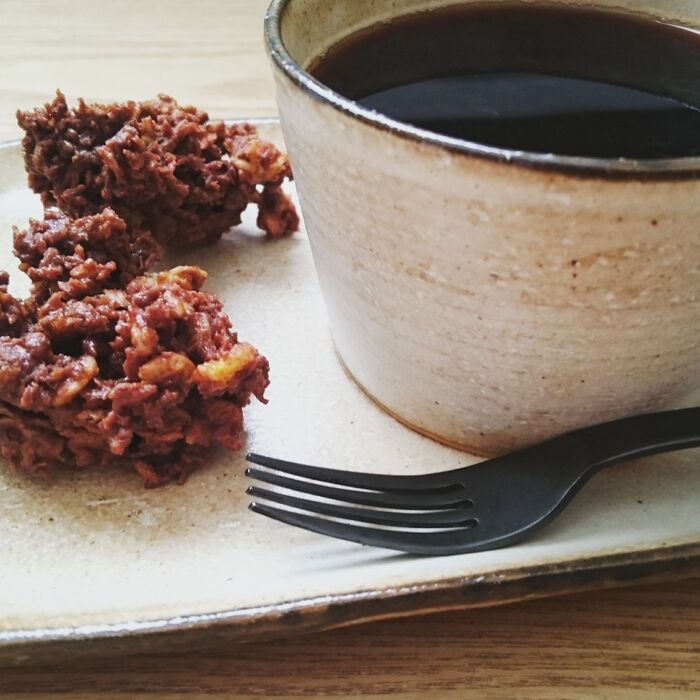簡単チョコレートお菓子(食材色々活用しました♪)
