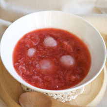 いちご白玉しるこの作り方・レシピ