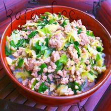 ズボラー必見♡簡単!食べたら餃子な絶品餃子丼