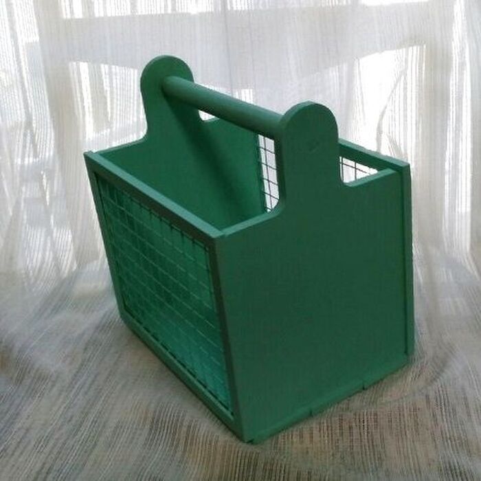 ★100均DIY★ハンドル付きコンテナ