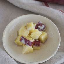 さつまいもとりんごの甘酒ヨーグルト和え