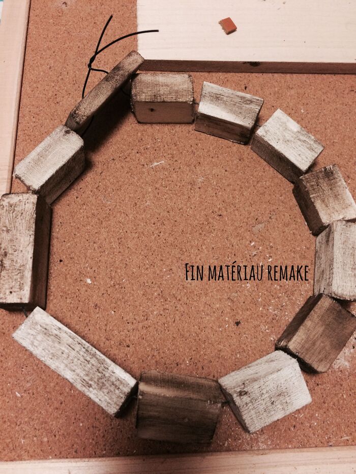 最後の処理にはすのこの平な板が有効