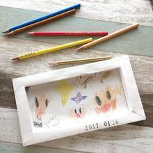 紙モノに一手間だけで!フレームをプラス