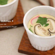 コツを記載します♡電子レンジで失敗しない茶碗蒸し*