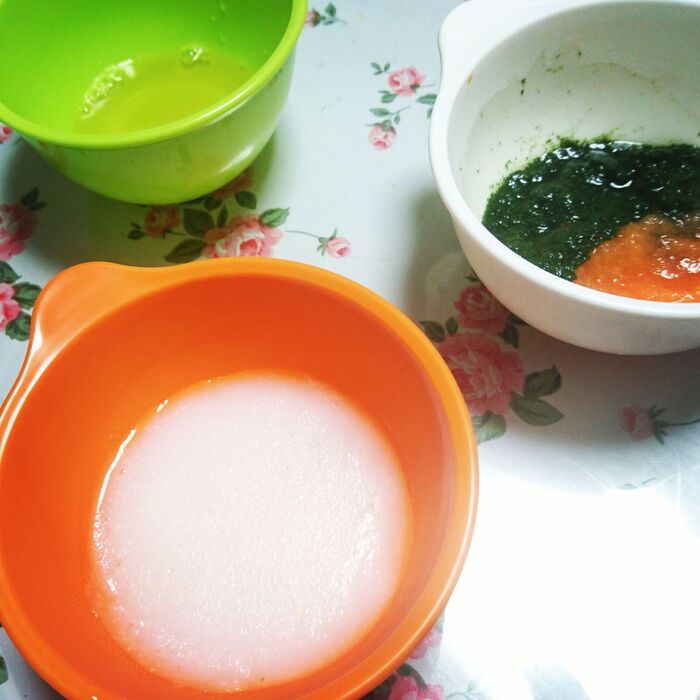 炊飯器のご飯からできる!超簡単♡10倍粥ー離乳食初期ー