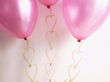 手作りバレンタインバルーン♪風船と画用紙で簡単!