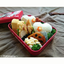 お弁当箱をミルキー缶にするだけ♪園児に人気のお弁当