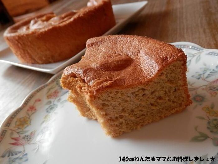 缶コーヒーで簡単★ノンオイルシフォン