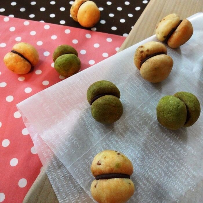 チョコサンドクッキーもかわいい
