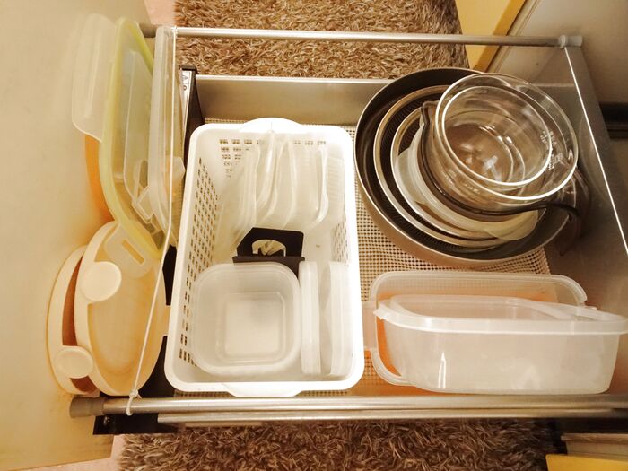 イライラ解消!保存容器の蓋収納アイデア