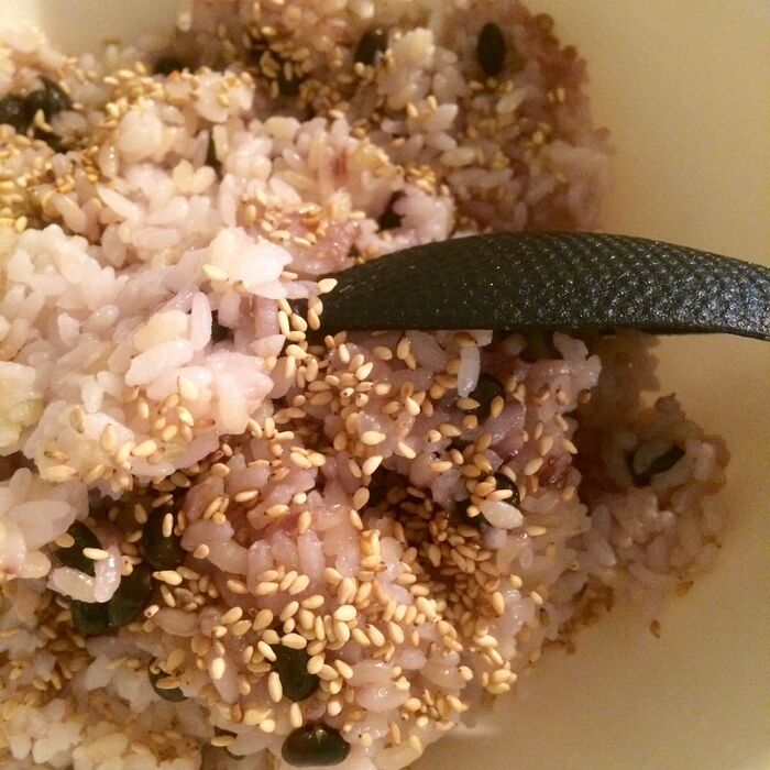 さっくり混ぜます。