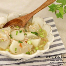 塩トマトde洋風かぶのあんかけ煮♡