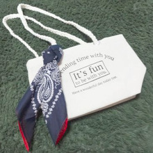 ALLダイソー!トートバッグをショルダーバッグにリメイク