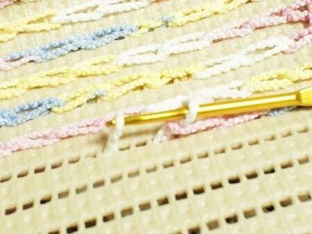 鎖編みの要領で