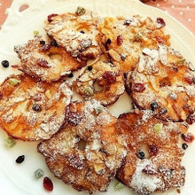 ココナッツオイルで揚げる♪りんごのアーモンドドーナツ