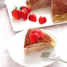 小麦・卵・乳不使用☆もちもちな米粉のクレープ生地でミルクレープ