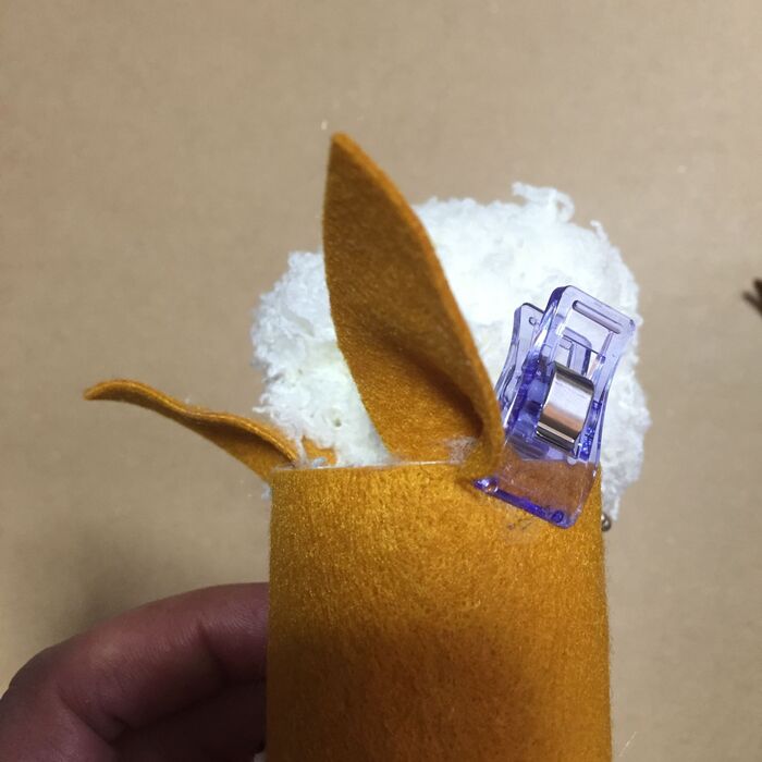 パーツ耳をつける