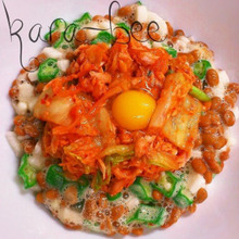 おつまみも丼も旨っ♡簡単3分!ツナキムチ長いも納豆