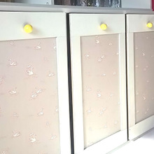 IKEAのカラーボックス+「ファブリック扉」でオリジナルな棚