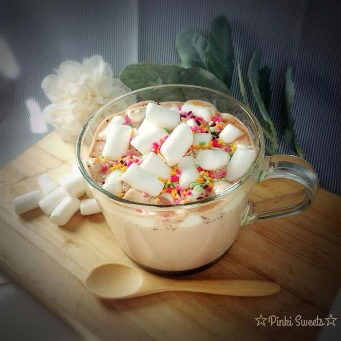 ダイソー製菓材料・用品で!ホットチョコレート♡