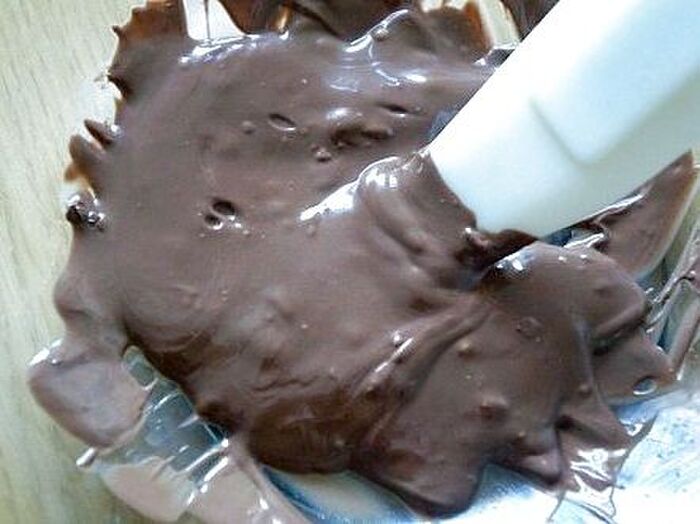 8.レンジで溶けると。